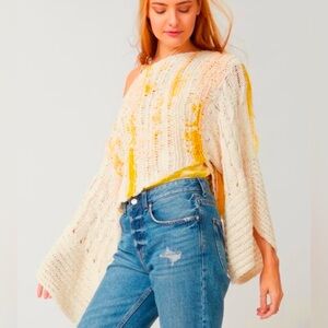 Like NEW! Free People Open-Weave “Drive Through” Sweater Size XS/S $148